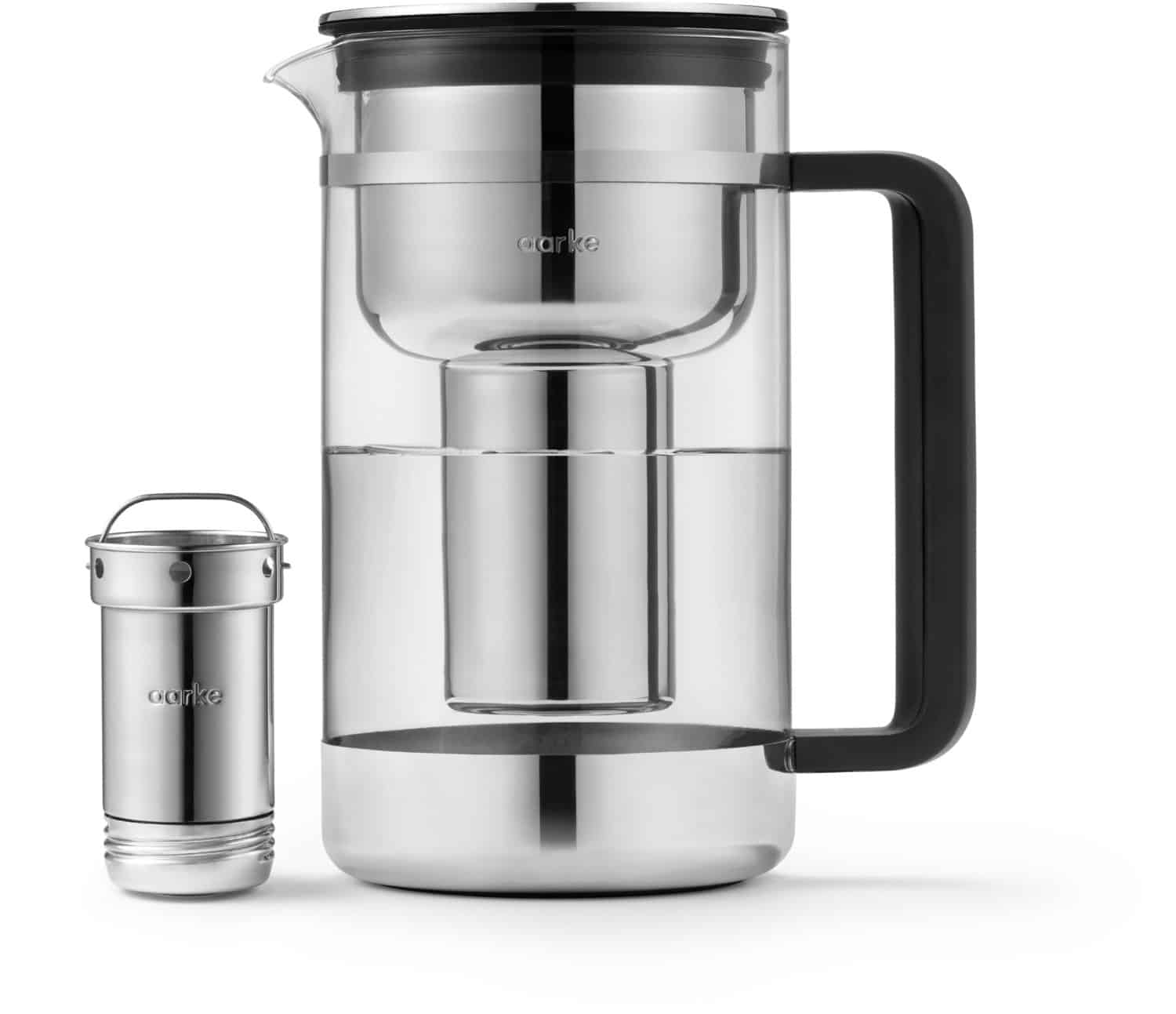 Aarke Wasserfilterkaraffe Purifier Kalk/Wasserfilter