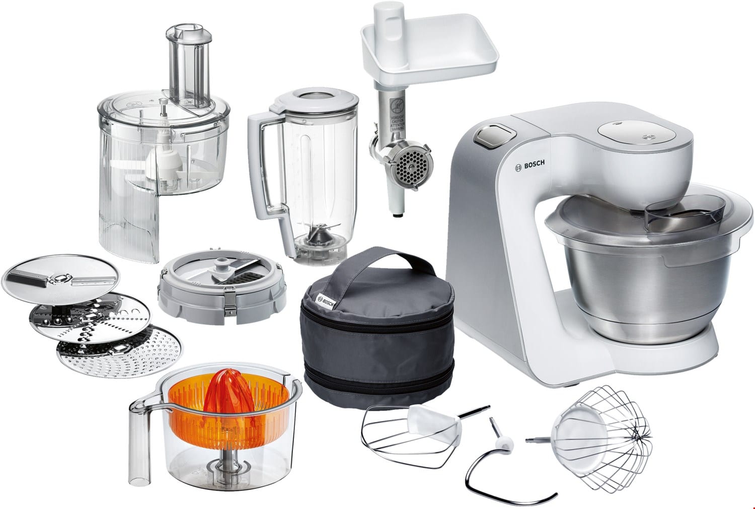 Bosch MUM54251 Küchenmaschine weiß/silber