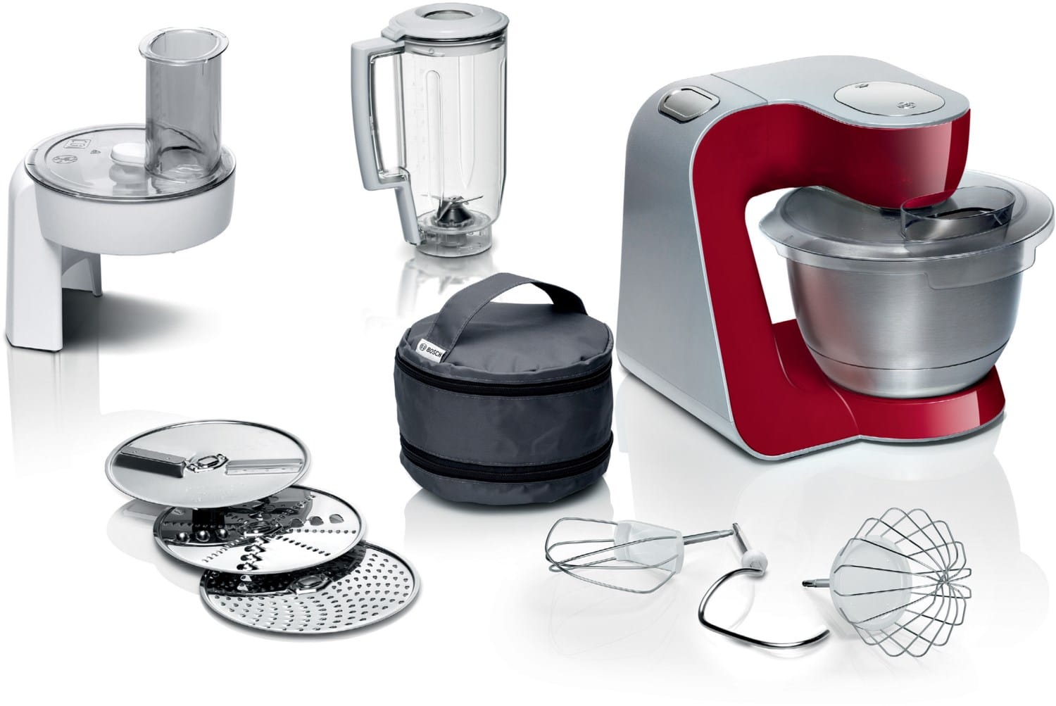 Bosch MUM58720 Küchenmaschine rot/silber