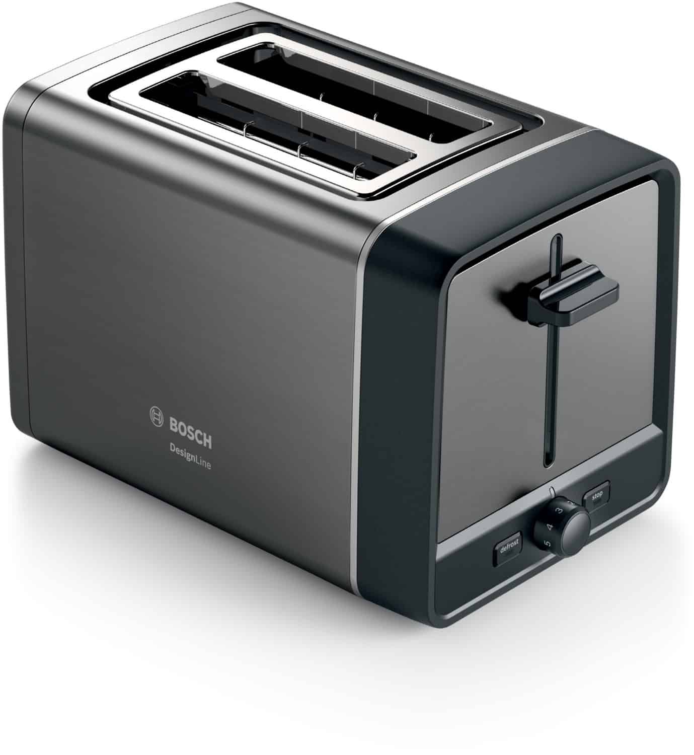 Bosch TAT5P425DE Kompakt-Toaster grau