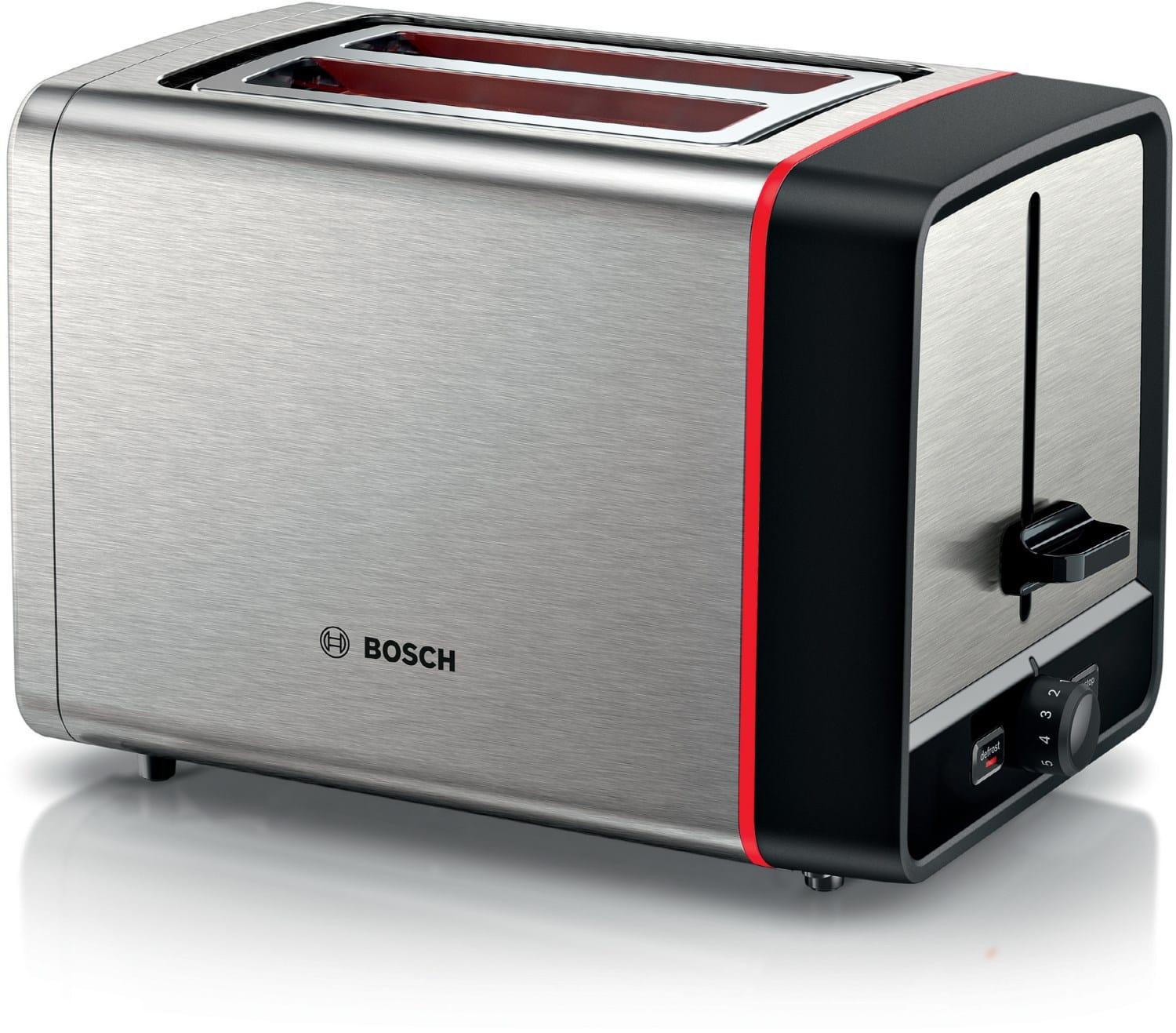 Bosch TAT6M420 Kompakt-Toaster edelstahl