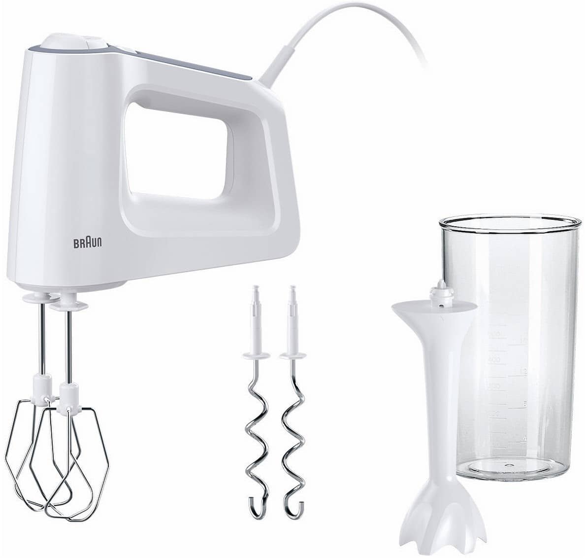 Braun HM 3105 MultiMix Handrührgerät weiß