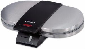 Cloer 1329 Waffeleisen edelstahl matt