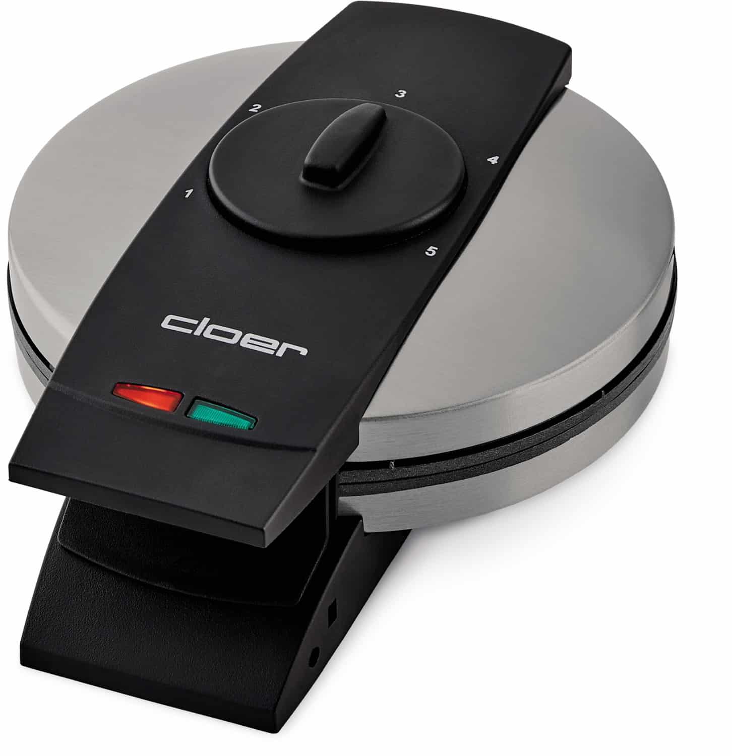 Cloer 1639 SR Waffeleisen edelstahl schwarz