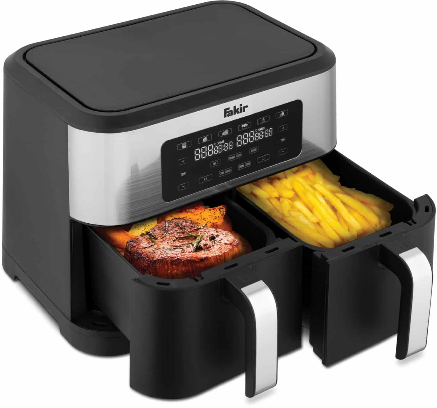 Fakir Chefry premium Heißluft-Fritteuse schwarz