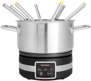 Gastroback Fondue Multicook 4-in-1 Fondue edelstahl/schwarz