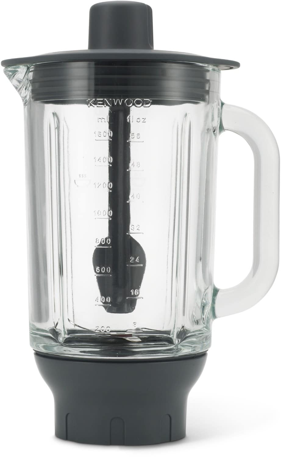 Kenwood KAH359GL ThermoResist Glas-Mixeraufsatz Küchenmaschinen-Zubehör grau