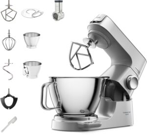 Kenwood KVC85.314SI Titanium Chef Baker Küchenmaschine silber