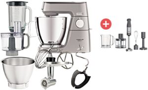 Kenwood KVL85.594SI Küchenmaschine + Dein Geschenk: Kenwood HBM 60.307 GY Edelstahl-Stabmixer