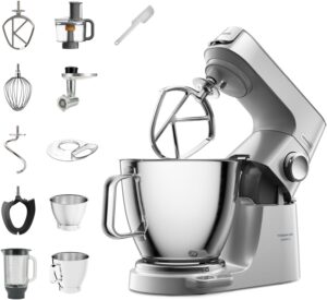 Kenwood KVL85.594SI Titanium Chef Baker XL Küchenmaschine silber