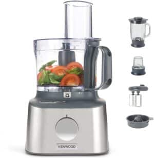 Kenwood MultiPro Compact+ FDM313SS Küchenmaschine gebürsteter edelstahl