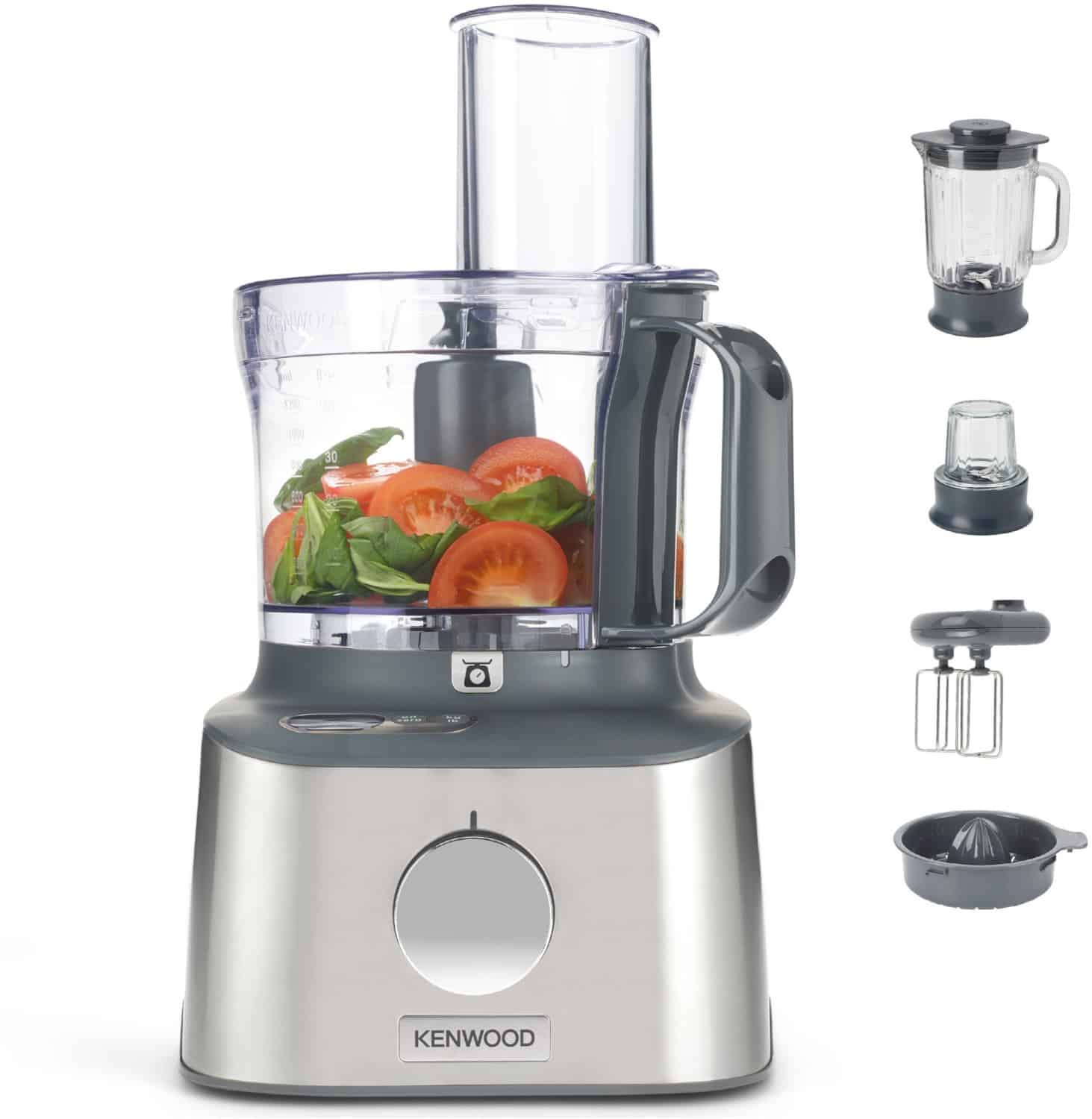 Kenwood MultiPro Compact+ FDM313SS Küchenmaschine gebürsteter edelstahl