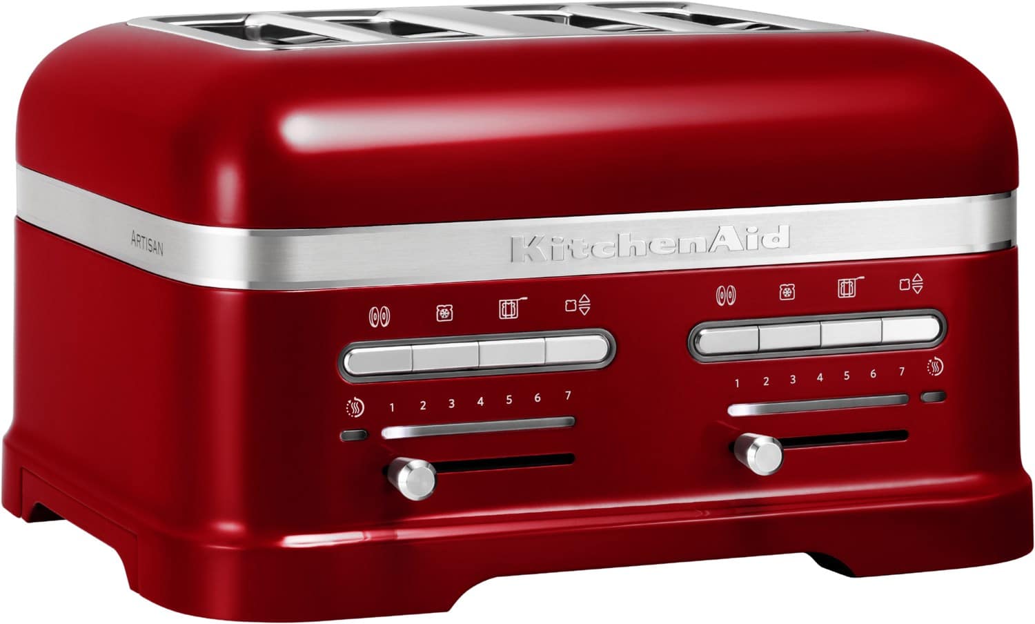 KitchenAid 5KMT4205ECA Artisan 4-Schlitz Toaster liebesapfelrot