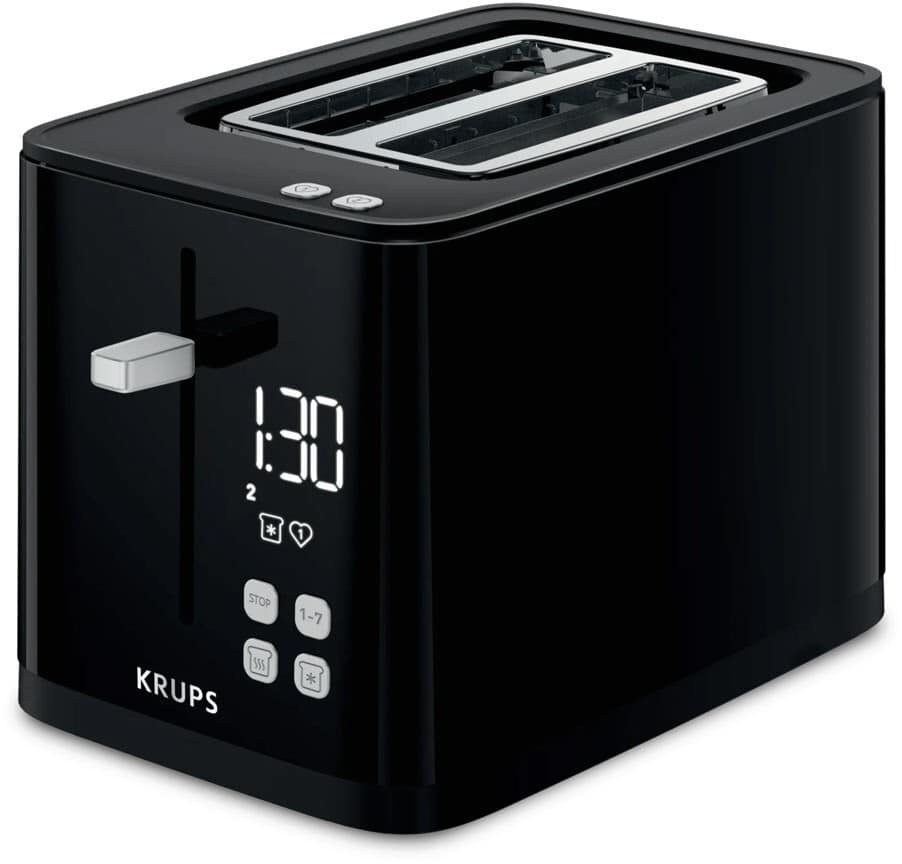 Krups KH 6418 Smart 'n Light Kompakt-Toaster schwarz