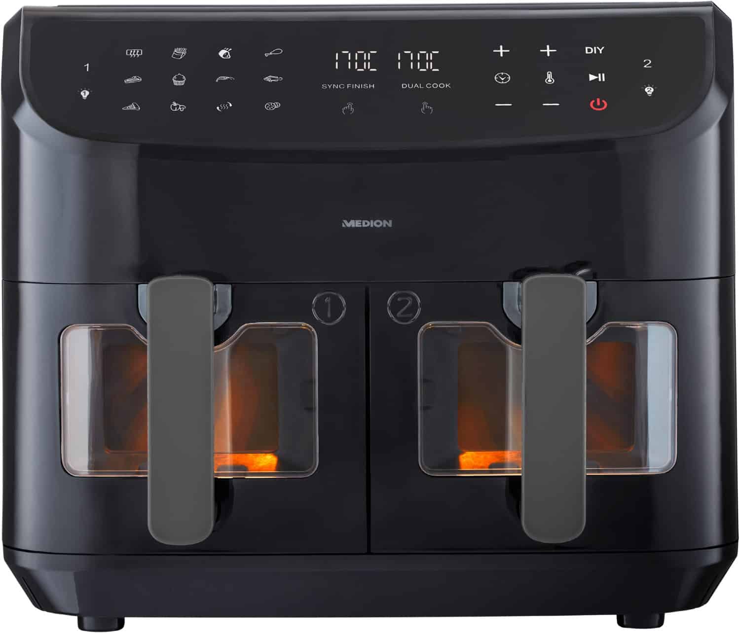 Medion Life P20 XXL Twin (MD11760) Heißluft-Fritteuse