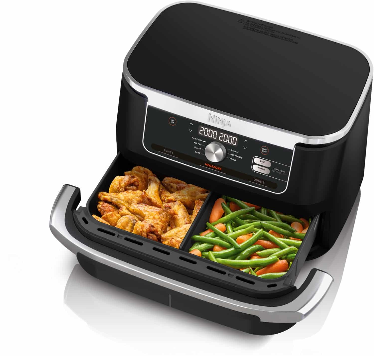Ninja AF500EU Foodi FlexDrawer Heißluft-Fritteuse