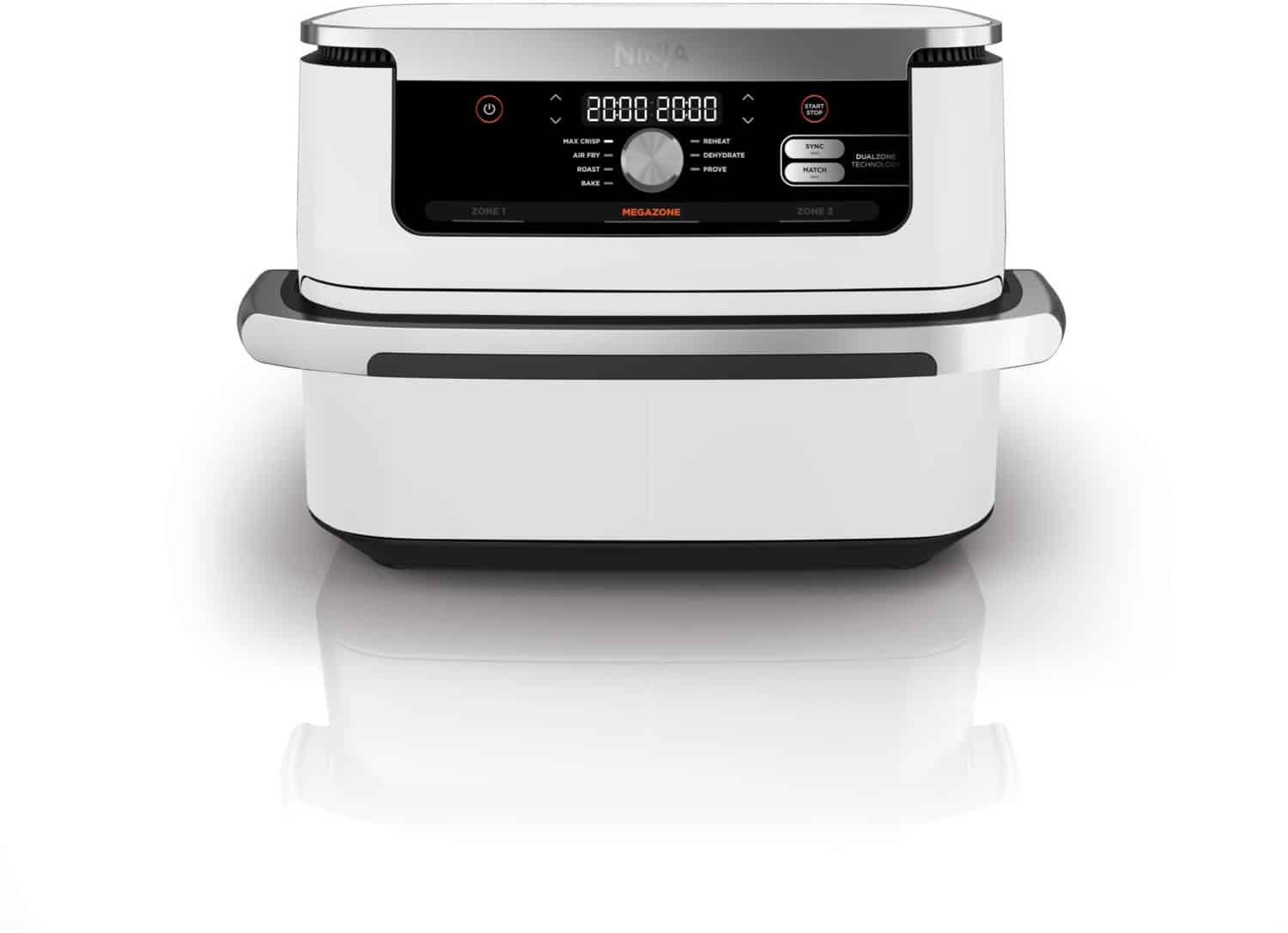 Ninja AF500EUWH Foodi FlexDrawer Heißluft-Fritteuse weiß