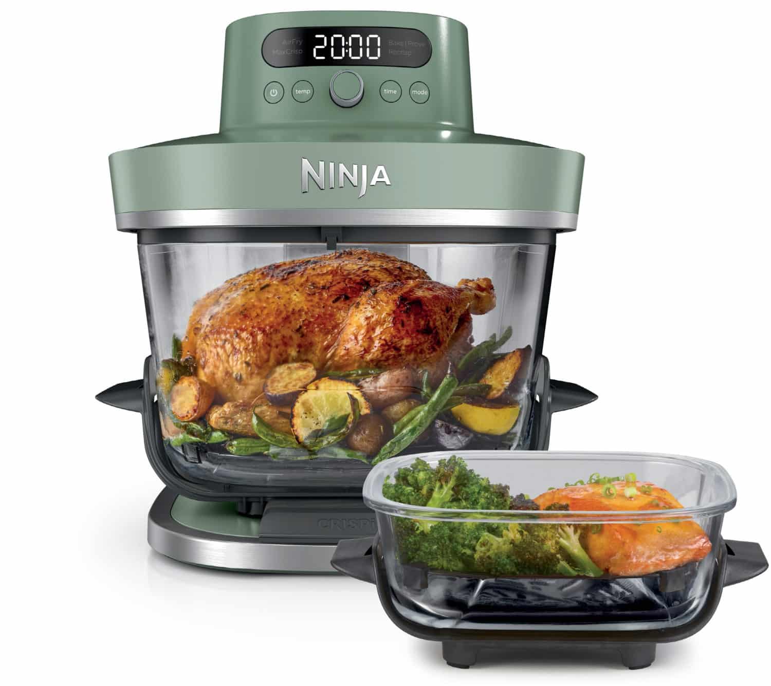 Ninja CRISPi PRO AS090EUGN Heißluft-Fritteuse moosgrün