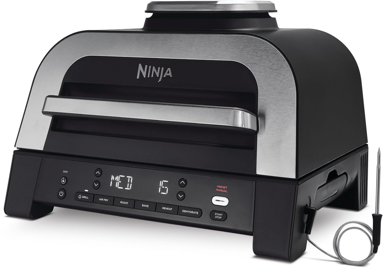 Ninja DG551EU Heißluft-Fritteuse schwarz/silber
