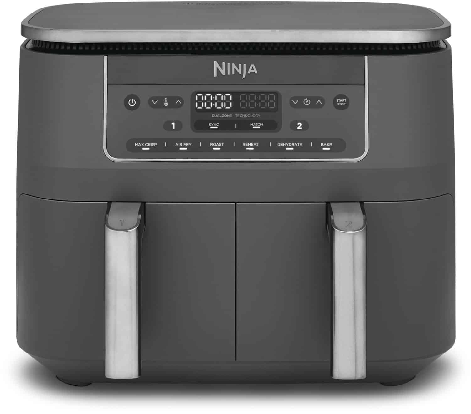 Ninja DZ300EU Heißluft-Fritteuse grau