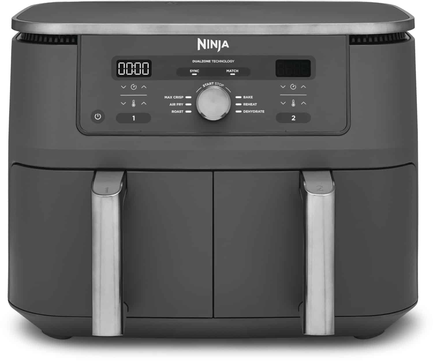 Ninja DZ400EU Heißluft-Fritteuse grau