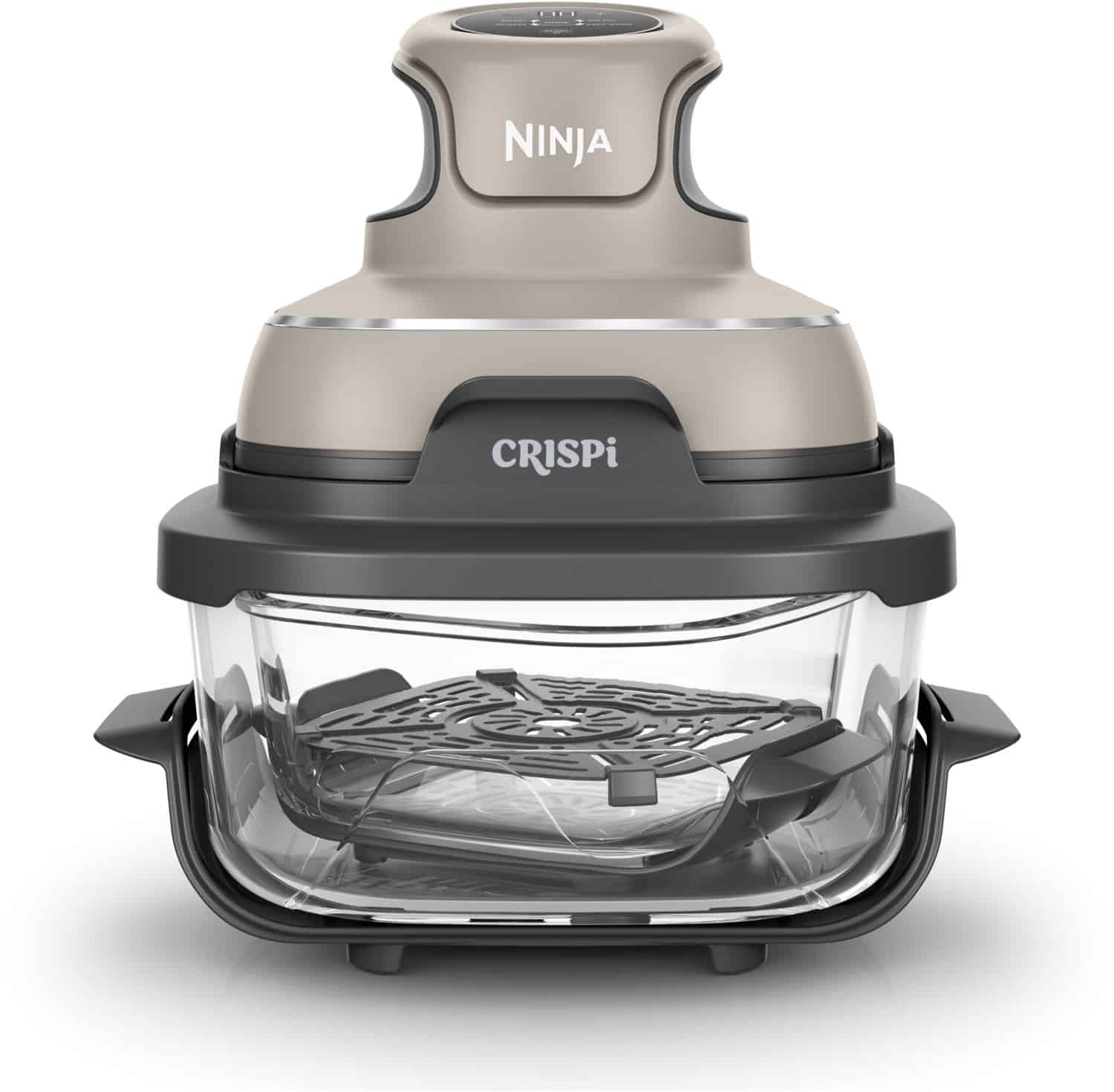 Ninja FN101EUST CRISPi 4-in-1 Tragbare Glas-Heißluftfritteuse stone