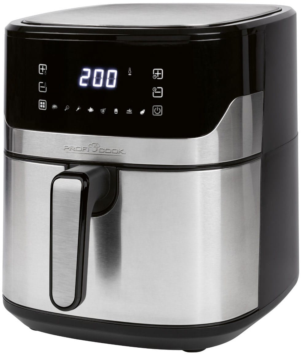 ProfiCook PC-FR 1294 H Heißluft-Fritteuse edelstahl/schwarz