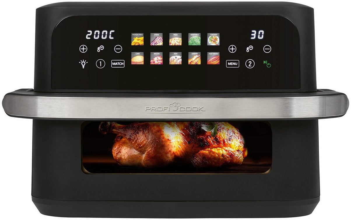 ProfiCook PC-FR 1313 H Heißluft-Fritteuse schwarz