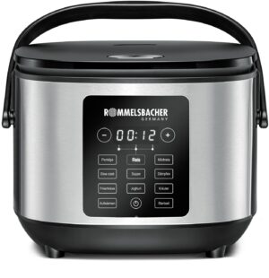 Rommelsbacher MRK 650 Reiskocher edelstahl/schwarz