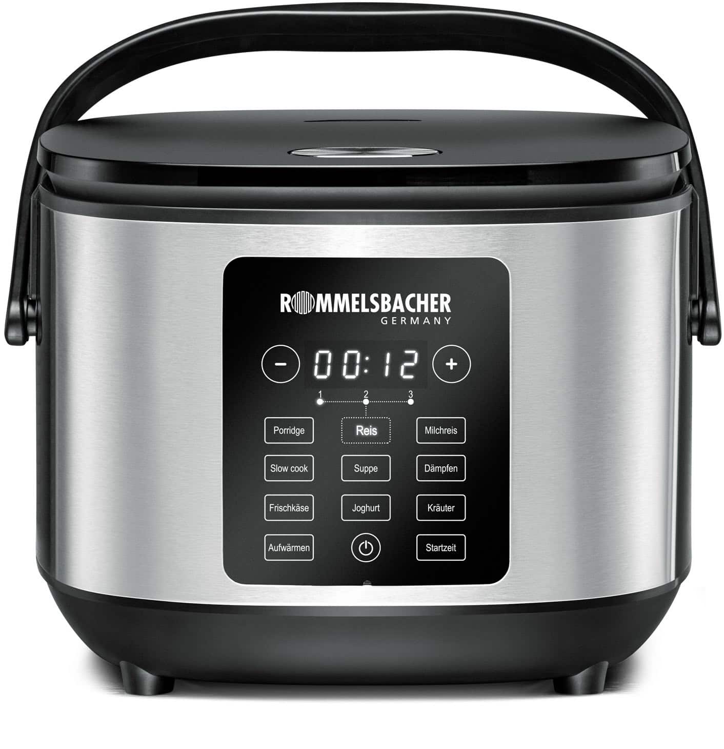 Rommelsbacher MRK 650 Reiskocher edelstahl/schwarz