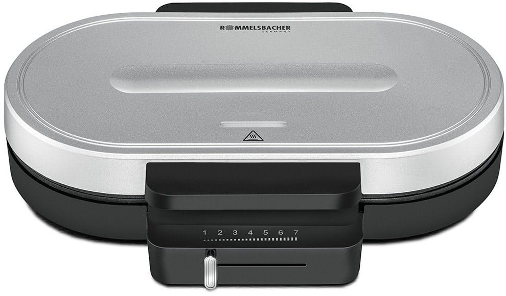 Rommelsbacher WA 1250 Waffeleisen schwarz/silber