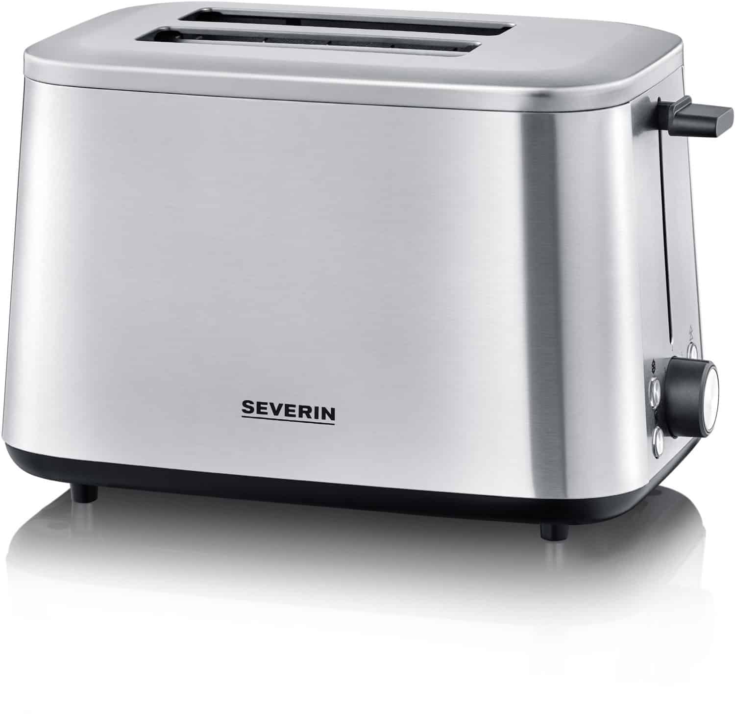 Severin AT 2513 Kompakt-Toaster edelstahl/schwarz