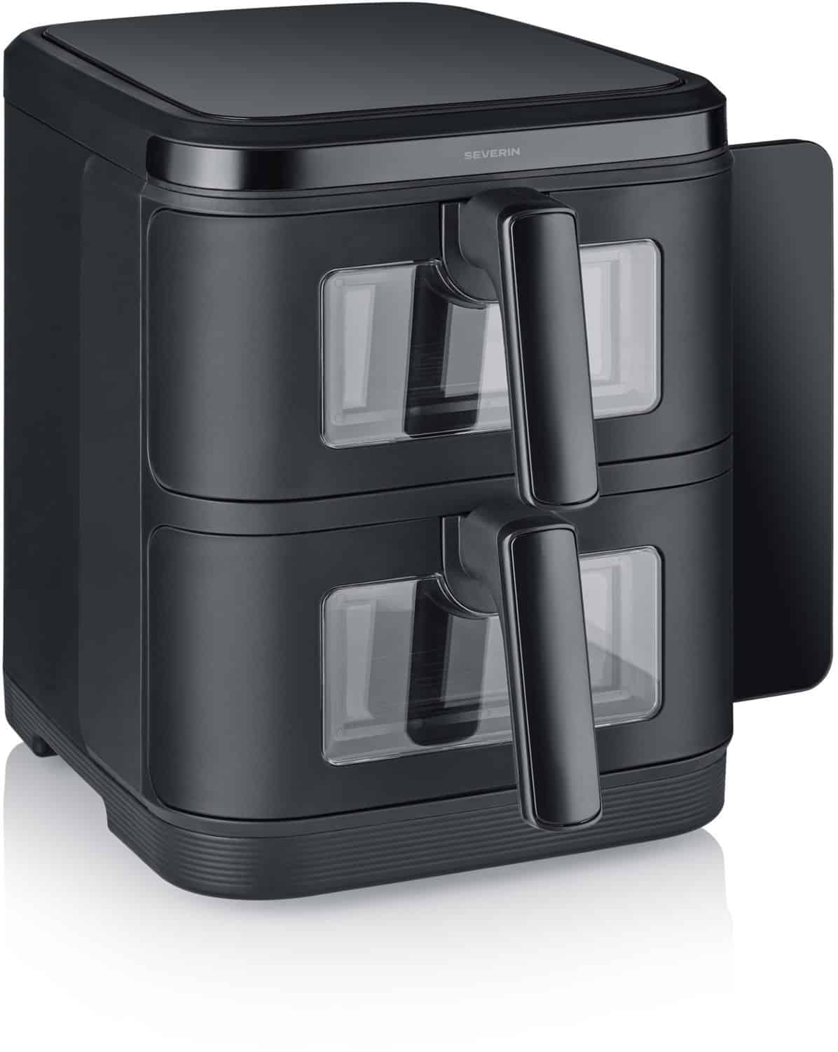 Severin FR 2468 S-Fry Duo Stack Heißluft-Fritteuse schwarz