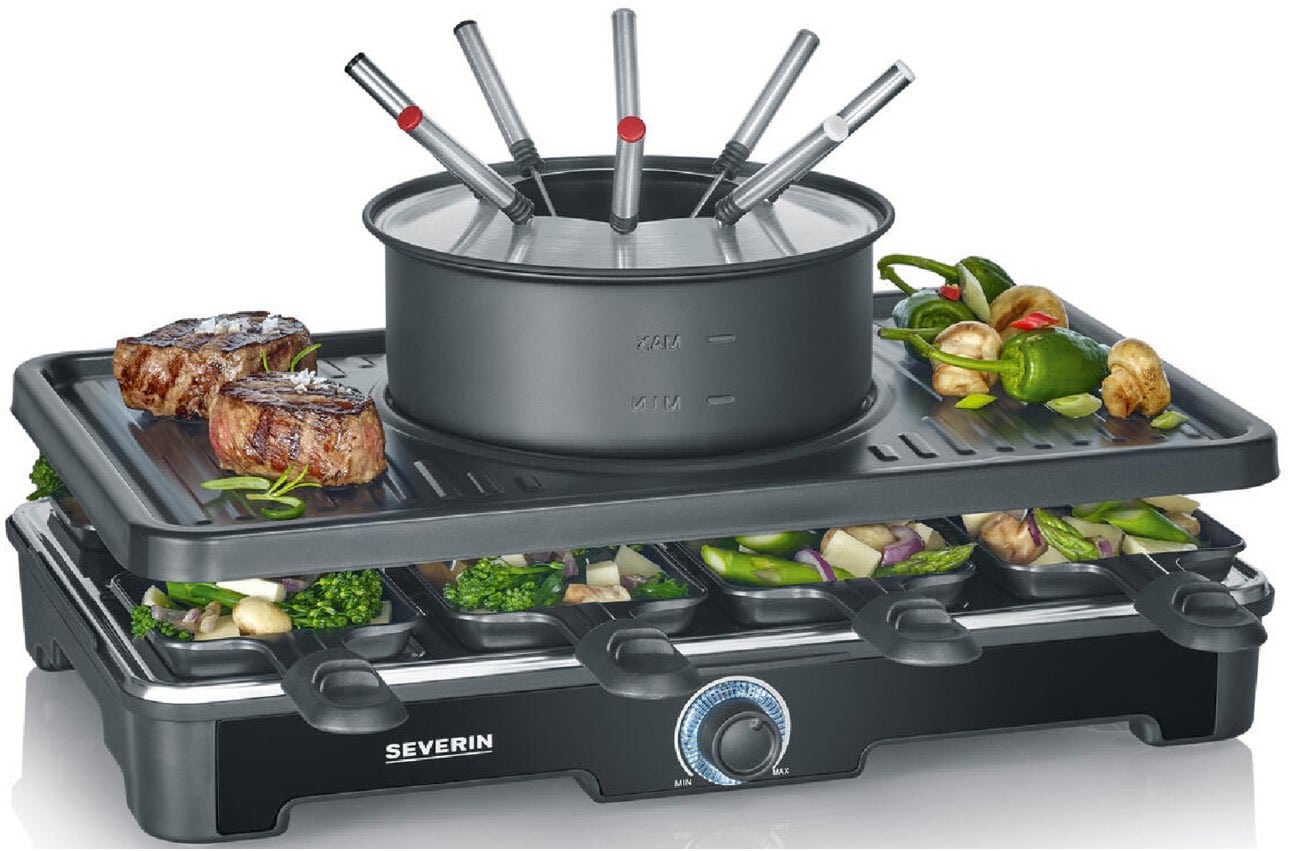 Severin RG 2347 Raclette schwarz