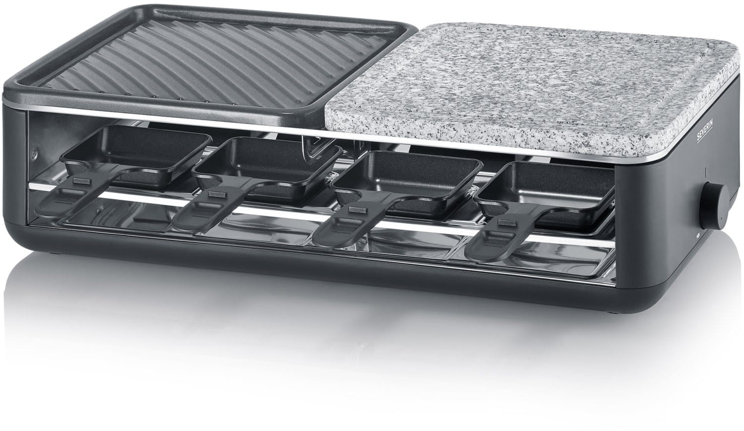 Severin RG 2366 Raclette schwarz