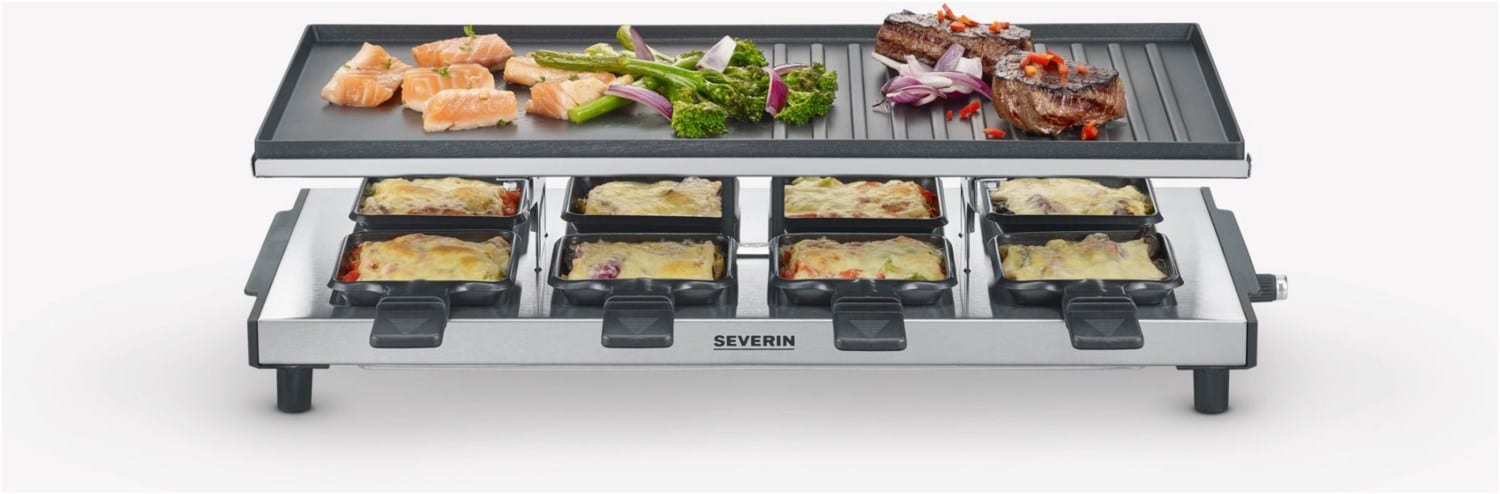 Severin RG 2375 Raclette edelstahl/schwarz