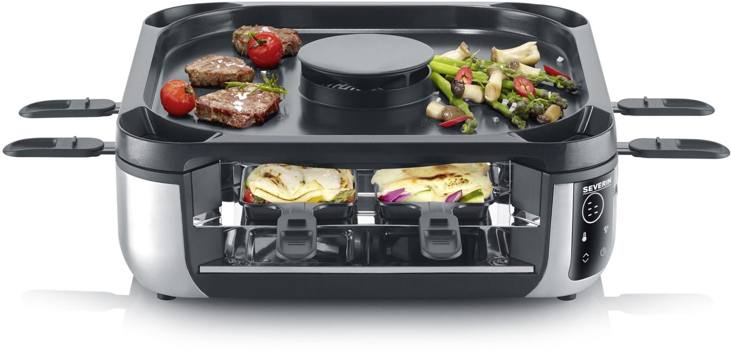 Severin RG 2379 SEVENTO Raclette schwarz