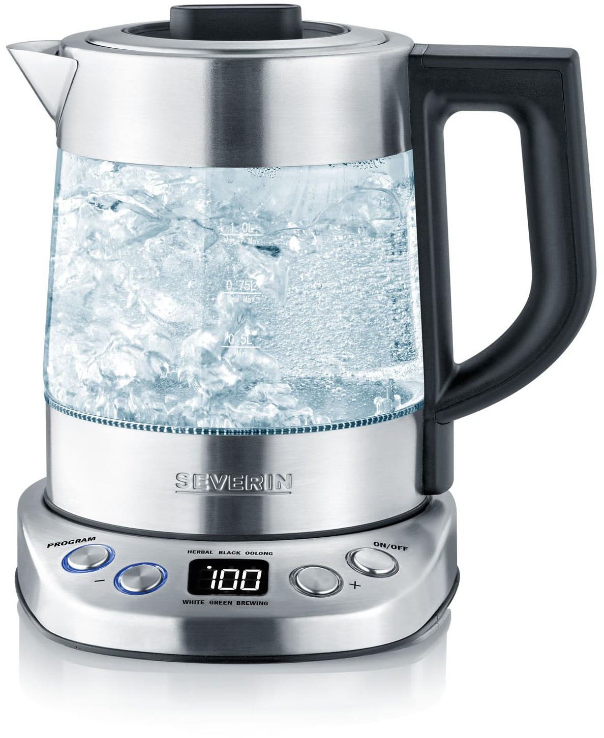 Severin WK 3473 DeLuxe Mini Glas