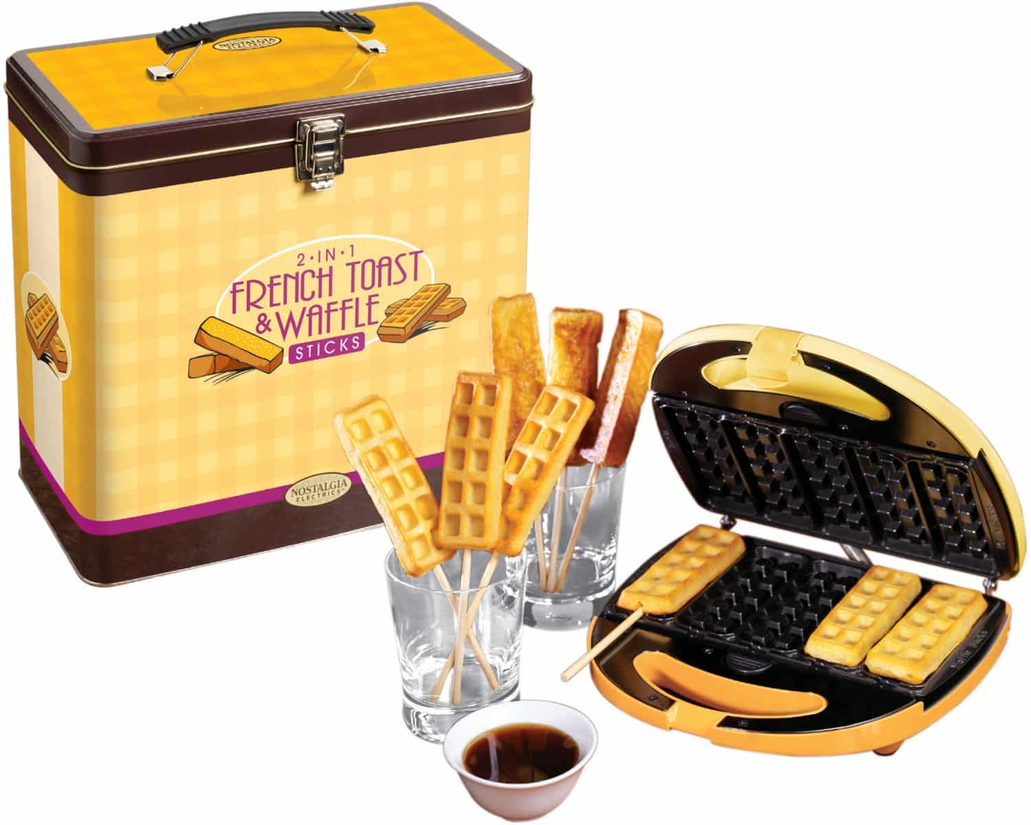 Simeo FC 640 Waffel-Maker Waffeleisen gelb