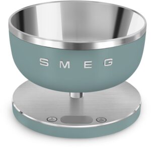 Smeg KSC01EGMWW Küchenwaage mit Schüssel emerald grün