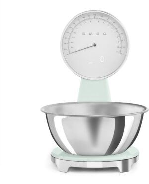 Smeg KSF01PGWW Küchenwaage mit Schüssel pastellgrün