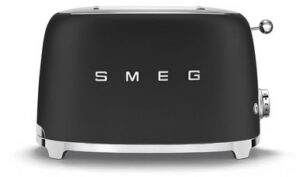 Smeg TSF01BLMEU Kompakt-Toaster schwarz matt