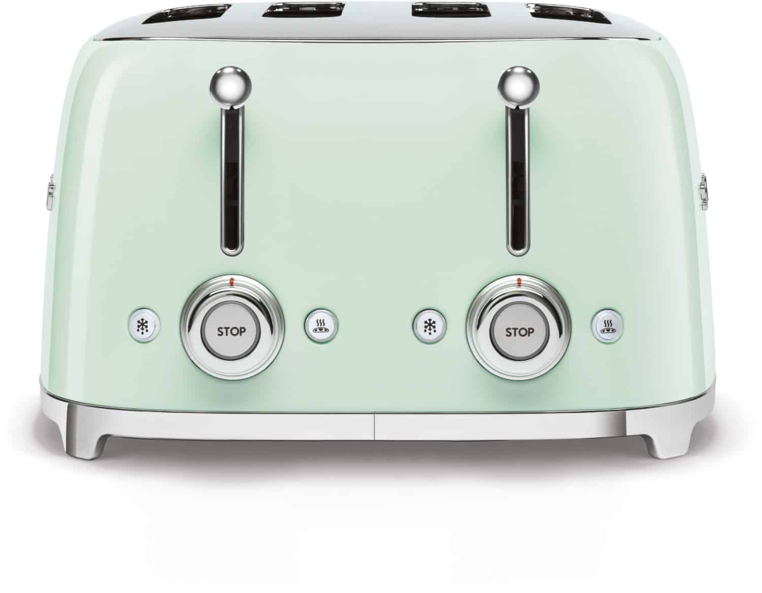 Smeg TSF03PGEU 4-Schlitz Toaster pastellgrün