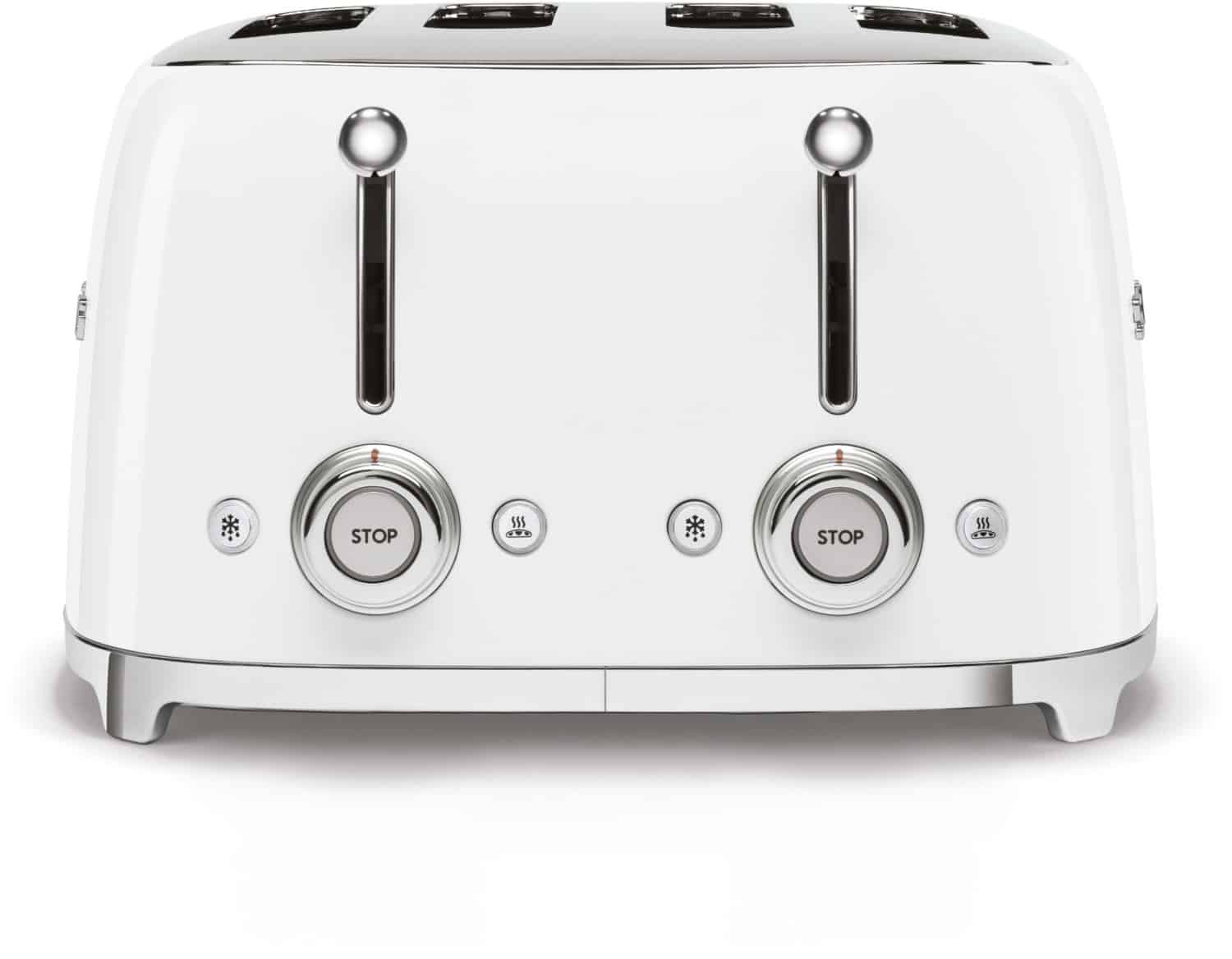 Smeg TSF03WHEU 4-Schlitz Toaster weiß