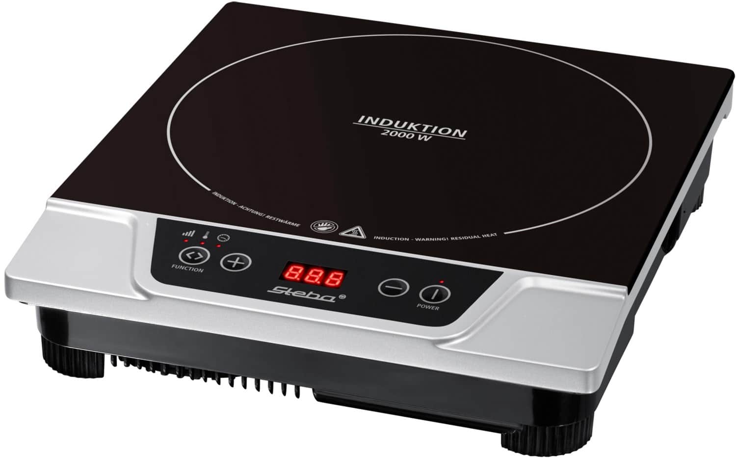 Steba IK 23 OT Induktionskochplatte silber/schwarz