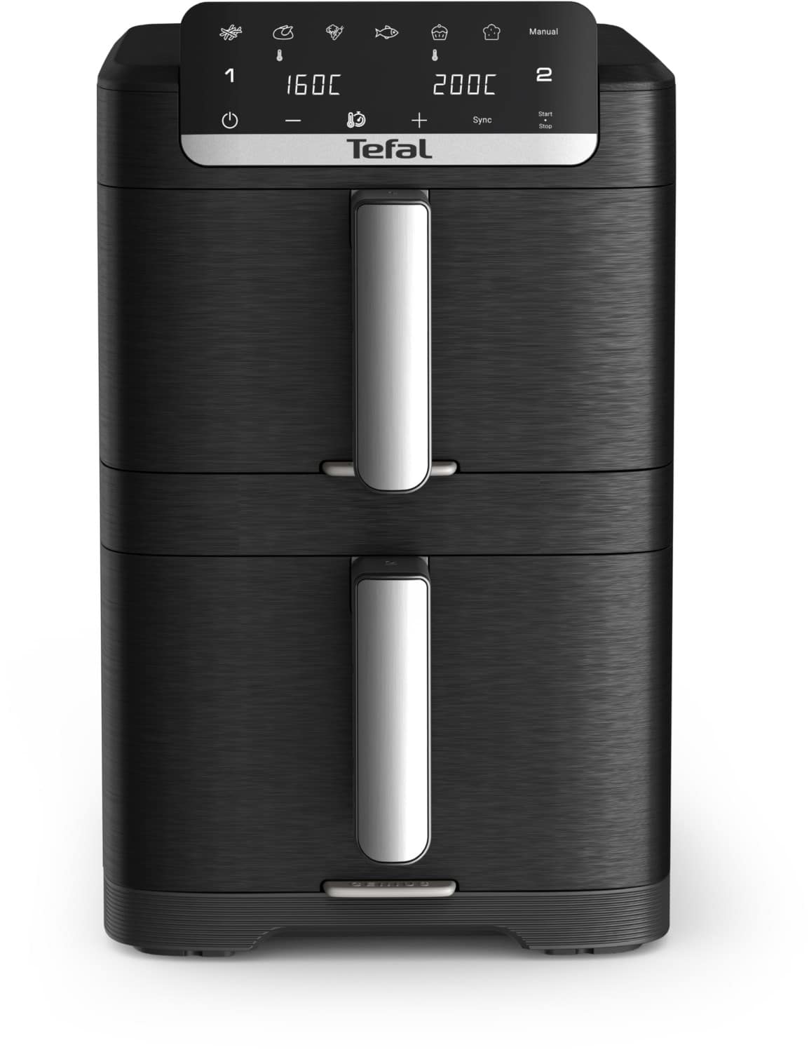 Tefal EY7568 Easy Fry Crispy Heißluft-Fritteuse schwarz