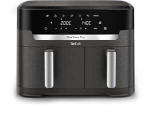 Tefal EY942H Dual Easy Fry XXL Heißluft-Fritteuse dunkelgrau
