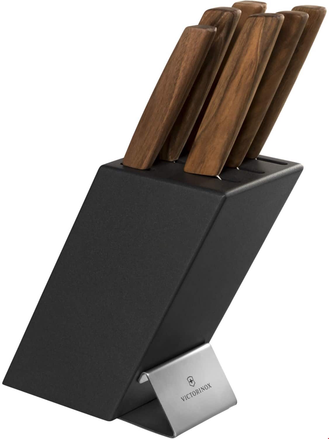 Victorinox Swiss Modern Messerblock (6 tlg.) schwarz