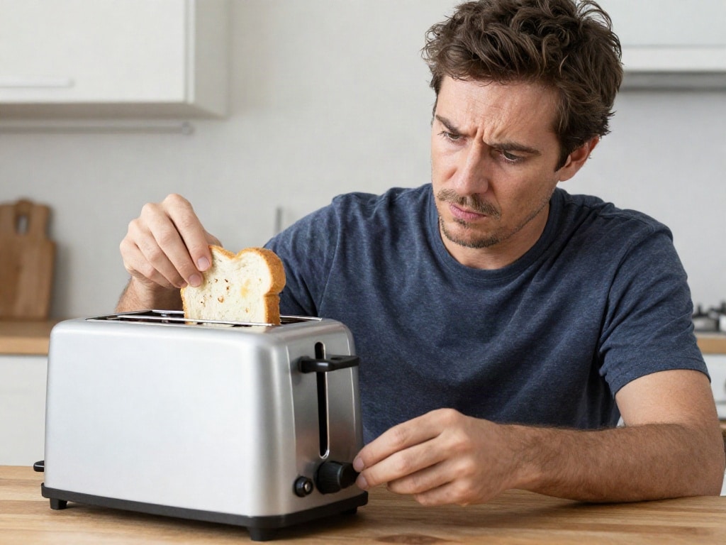 Toaster Brot bleibt stecken