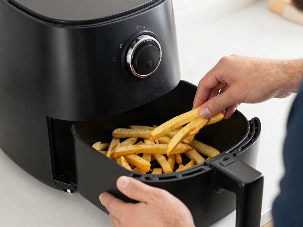 Heißluftfritteuse oder Backofen